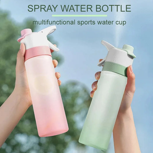650Ml Spray Water Bottle Portable Outdoor Sport Water Bottle for Girls Gym Fitness Drinking Drinkware Hiking Riding Water Bottle